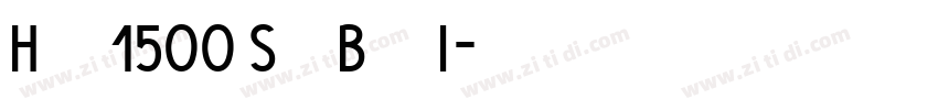 Hype 1500 SemiBold I字体转换 Hype 1500 SemiBold I字体转换